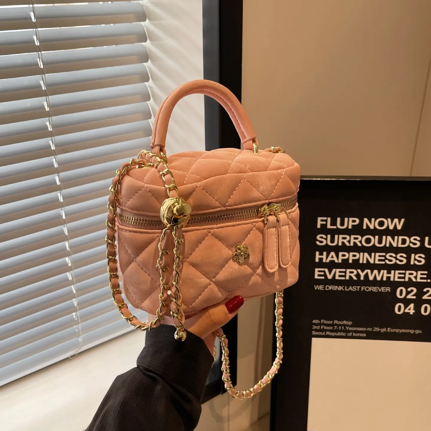 کیف وارداتی برند Fashion جنس چرم PU سایز ۱۲*۸*۱۶