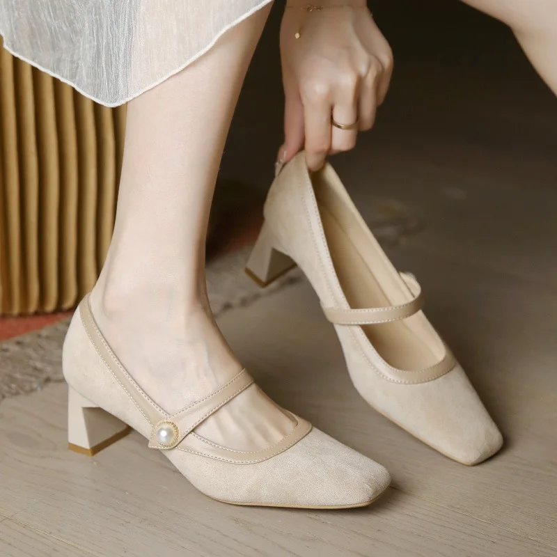 کفش زنانه برند Fashion پاشنه 5 سانت، سایز 34 تا 39