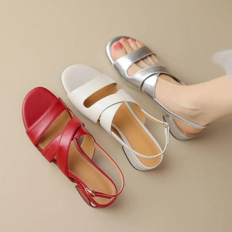 صندل وارداتی چرم اصل برند Fashion